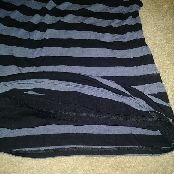 INC Navy & Black Striped Tank Top - Picture 5 of 8